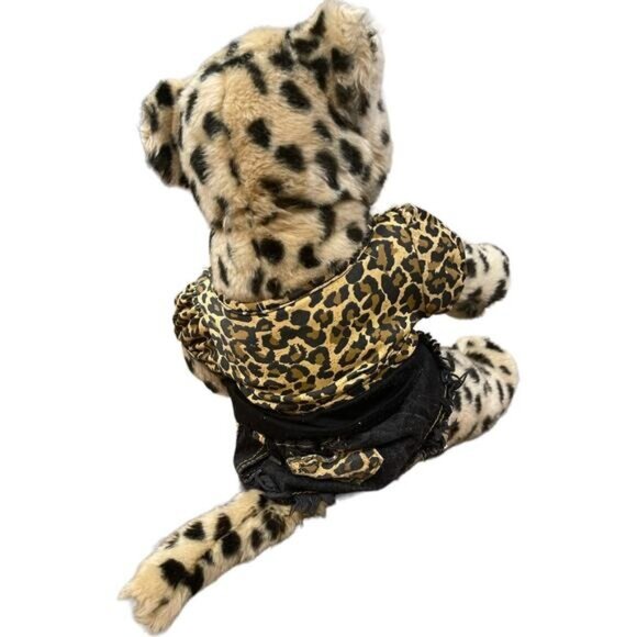 Build A Bear WWF Wild Big Cat Leopard Kitty Jungle Zoo Dressed up 2007 - Picture 5 of 6